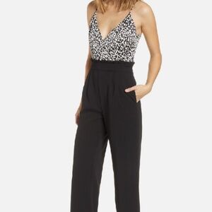 J.O.A. Sleeveless Wide Leg Jumpsuit Sz M